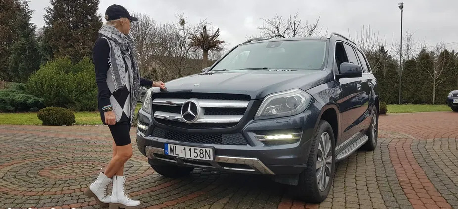 mazowieckie Mercedes-Benz GL cena 123000 przebieg: 154000, rok produkcji 2014 z Warszawa